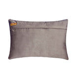 Silver Lucent Lumbar Pillow Cover