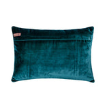 Resplendent Peacock Lumbar Pillow Cover