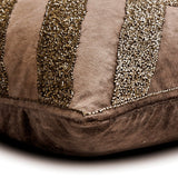 Himadri - Teal Blue Velvet Throw Pillow Cover