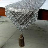 Silver Mesh Decorative Table Runner
