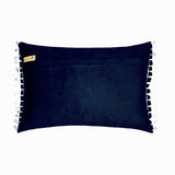 Indigo Square Lumbar Pillow Cover