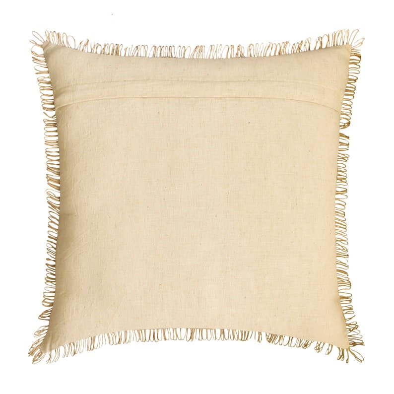 Jute Classic Throw Pillow Cover