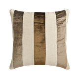 Velvet Band Aubergine - Aubergine Velvet Throw Pillow Cover