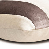 Velvet Band Aubergine Throw Cushion Cover