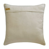 Time To Time Gold - Gold & Brown Silk Throw Pillow Cover