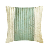 Peach Dusk - Peach & Grey Velvet Throw Pillow Cover