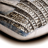 Oxidation Silver Decorative Euro Sham