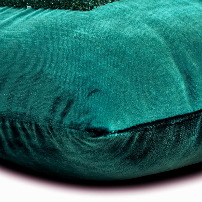 Esquire Teal Throw Cushion Cover