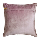 Quilted Stria - Purple Velvet Throw Pillow Cover