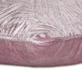 Quilted Stria - Purple Velvet Throw Pillow Cover