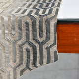 Grey Pinnacle - Grey Jacquard Decorative Table Runner