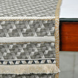 Nomad Lace - Grey Jacquard Decorative Table Runner