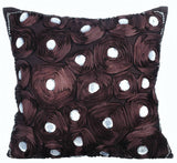 Gold Garden - Gold Art Silk Decorative Euro Sham