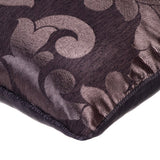 Royal Purple Passion - Purple Jacquard Art Silk Throw Pillow Cover