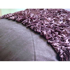 Plum Love - Art Silk Plum Decorative Lumbar Pillow Cover