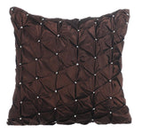 Lavender Texture - Lavender Taffeta Throw Pillow Cover