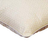 Invisible White - White Faux Leather Decorative Euro Sham