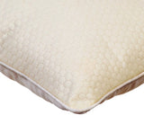Invisible White - White Faux Leather Throw Pillow Cover