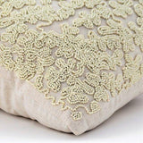Ivory Dreams - Ivory Cotton Linen Decorative Euro Sham