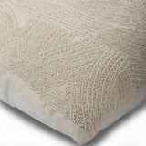 Ivory Galaxy - Ivory Art Silk Decorative Euro Sham