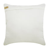 Ivory Swirls - Ivory Art Silk Decorative Euro Sham