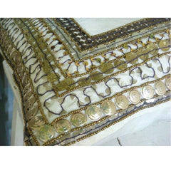 Ivory Treasure - Ivory Art Silk Decorative Euro Sham