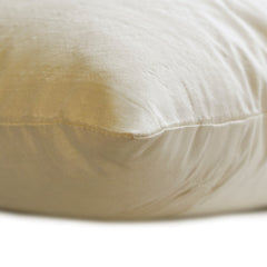 Ivory Bricks - Ivory Art Silk Throw Pillow Cover