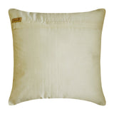 Ivory Bricks - Ivory Art Silk Throw Pillow Cover