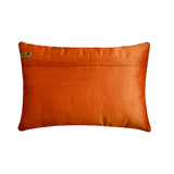 Juicy - Art Silk Orange Decorative Decorative Lumbar  Cushion Cover
