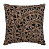 Jute Rebel Black Euro Sham