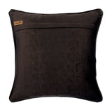 Knotty Black - Black Velvet Throw Pillow Cover