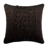 Knotty Black Pillow Cover