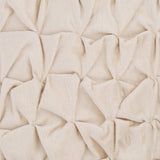 Knotty Pearl Ivory - Pearl Ivory Velvet Throw Pillow Cover