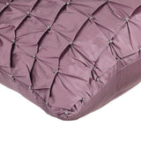 Lavender Texture - Lavender Taffeta Throw Pillow Cover