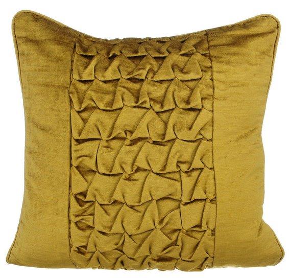 Lemon Grass Knots - Lemon Grass Velvet Decorative Euro Sham