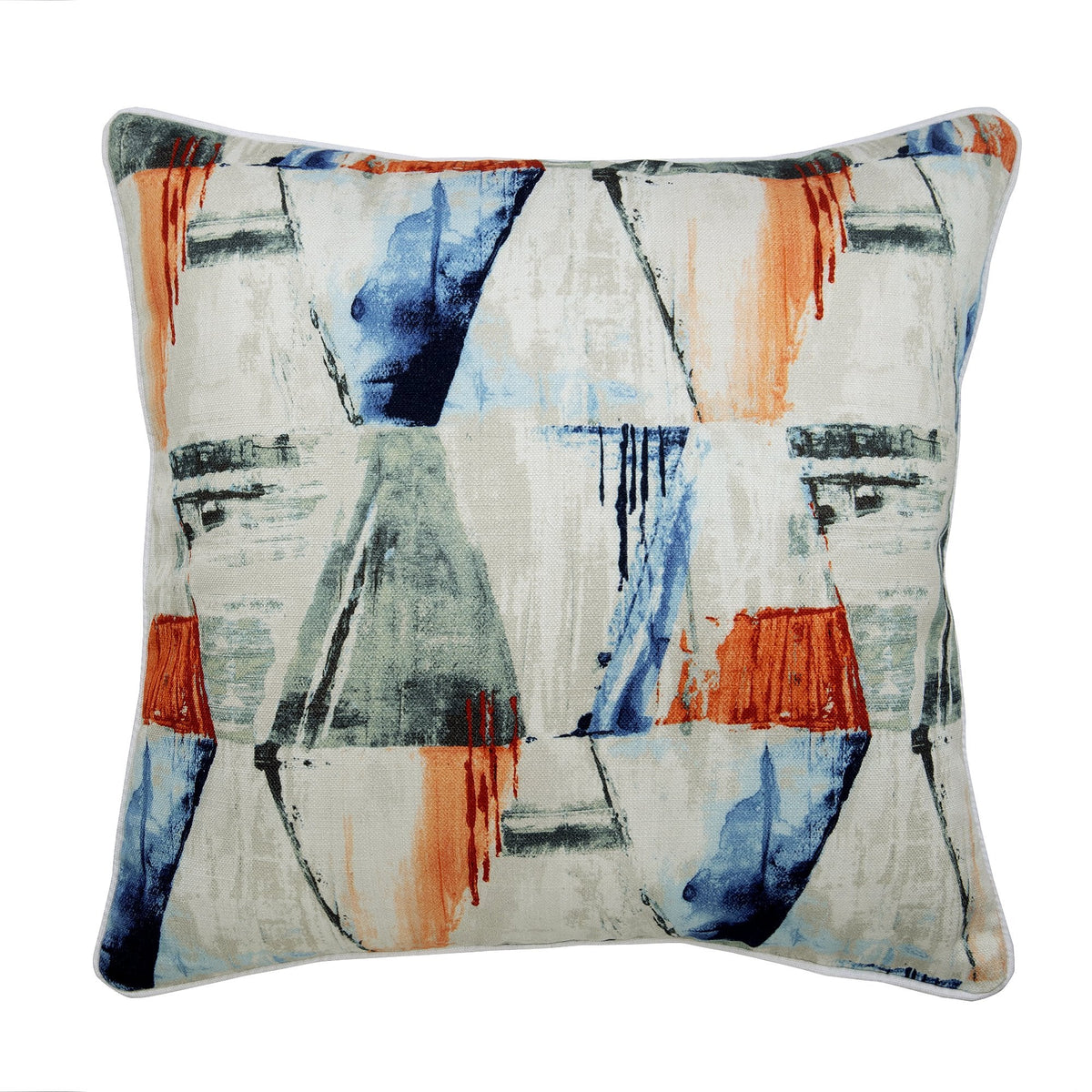 Let'S Paint - Multicolor Cotton Decorative Euro Sham