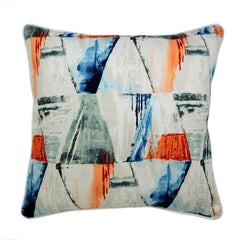 Let'S Paint - Multicolor Cotton Decorative Euro Sham
