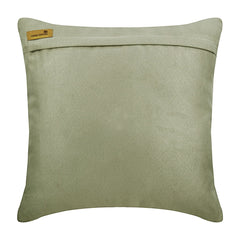 Light Grey No Limits No Lines - Light Gray Faux Suede Decorative Euro Sham