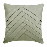 Light Grey No Limits No Lines - Light Gray Faux Suede Decorative Euro Sham