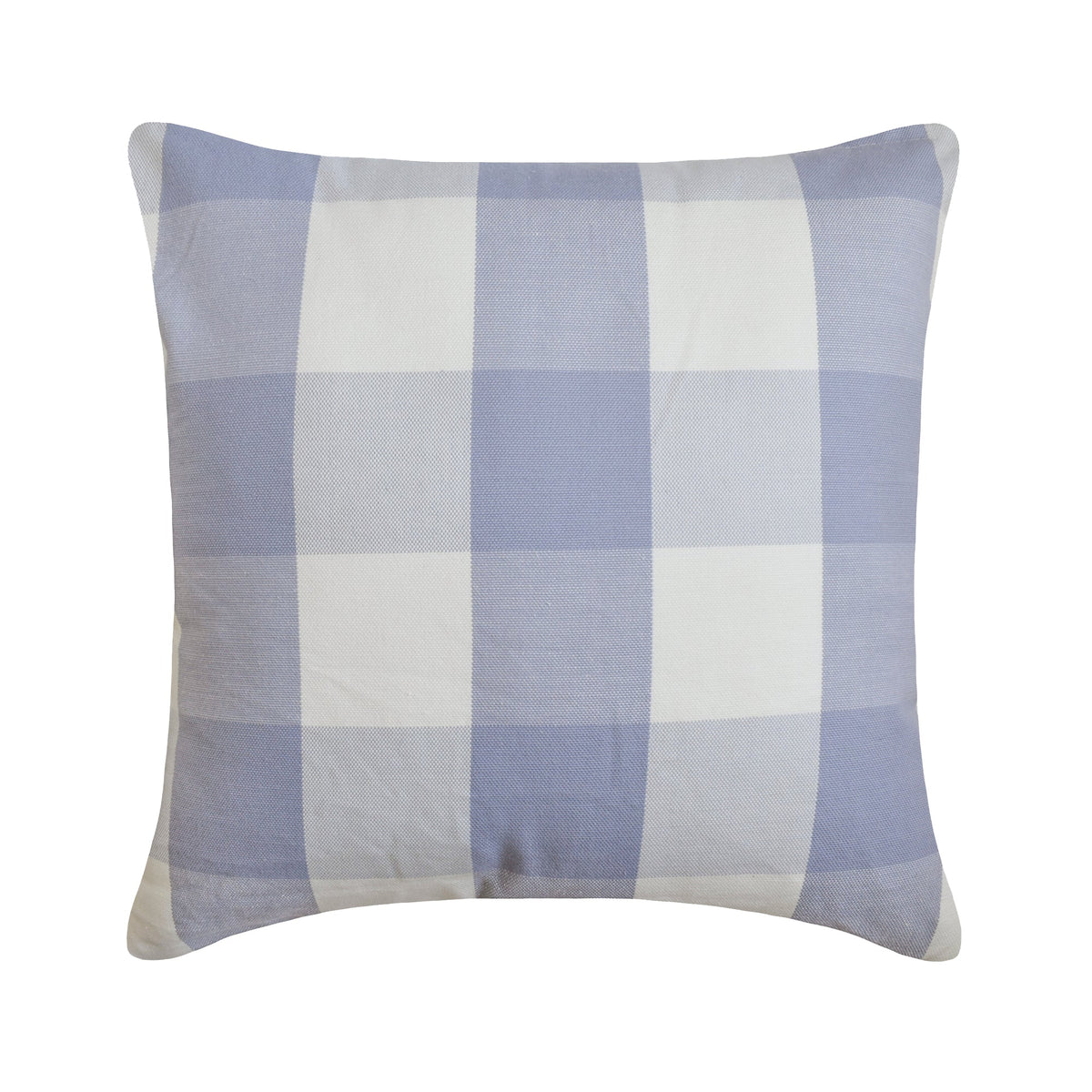 Lilac Plaid - Lavender Cotton Throw Cushion Cover