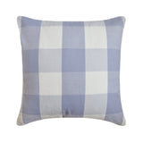 Lilac Plaid - Lavender Cotton Throw Cushion Cover