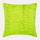 Lime Wind Folds Pillow Cover