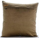 Aladdin - Navy Blue Art Silk Throw Pillow Cover