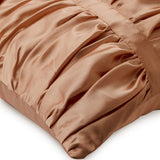 Lush - Peach Pink Satin Decorative Euro Sham