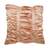 Lush - Peach Pink Satin Decorative Euro Sham