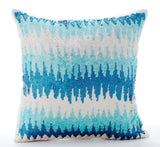 Melting Aquas Pillow Cover