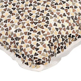 Metallic Fusion - Ivory Art Silk Decorative Euro Sham