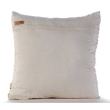 Metallic Fusion - Ivory Art Silk Throw Pillow Cover