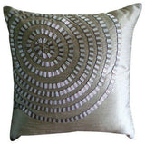 Metallic Rings Pillow Cover