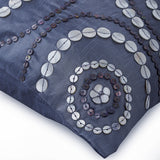 Midnight Moon Beaded Decorative Euro Sham